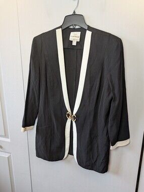 JOSEPH RIBKOFF Vintage 90' Plus Size Women Blazer Size 16 Made In Canada